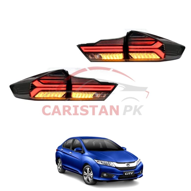 Honda City GM6 LED Tail Lamps Audi Style Smoke 2022 Model & Onwards 1