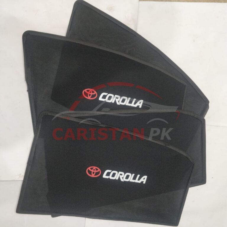 Toyota Corolla Foldable & Flexible Sunshades With Logo 2011-13 1