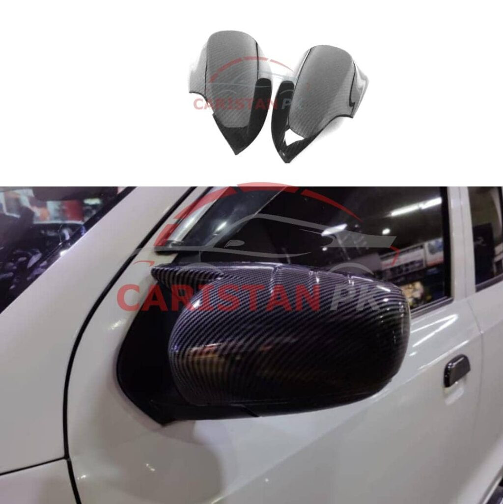 Suzuki Alto VXR Batman Style Side Mirror Cover Carbon Fiber
