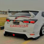 Unpainted Toyota Corolla Fiber Glass Premium Sports Kit 4 Pc 2017-21 5