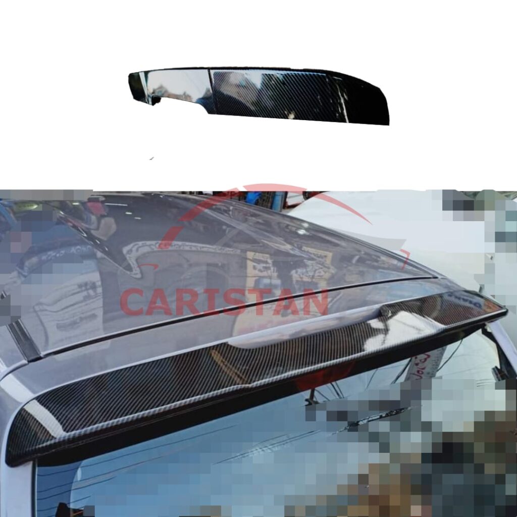 Unpainted Suzuki Alto ABS Plastic Carbon Fiber Spoiler 2017-24