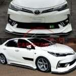 Unpainted Toyota Corolla Fiber Glass Premium Sports Kit 4 Pc 2017-21 2