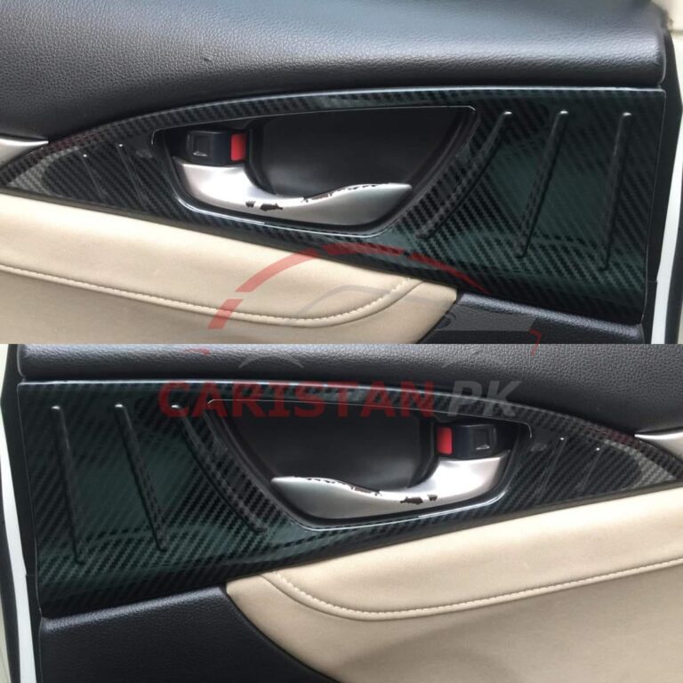 Honda Civic X Carbon Fiber Inner Door Lock Trim 2016-21 2