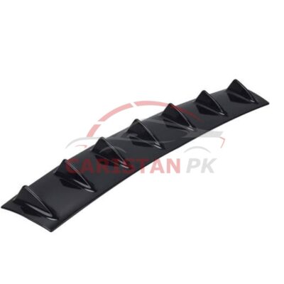 Universal Shark Fin Style ABS Plastic Roof Spoiler Glossy Black