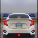 Honda Civic X Rear Bumper Diffuser With Square Light 2016-21 Model 1 Honda Civic X Rear Bumper Diffuser With Square Light 2016-21 Model 1