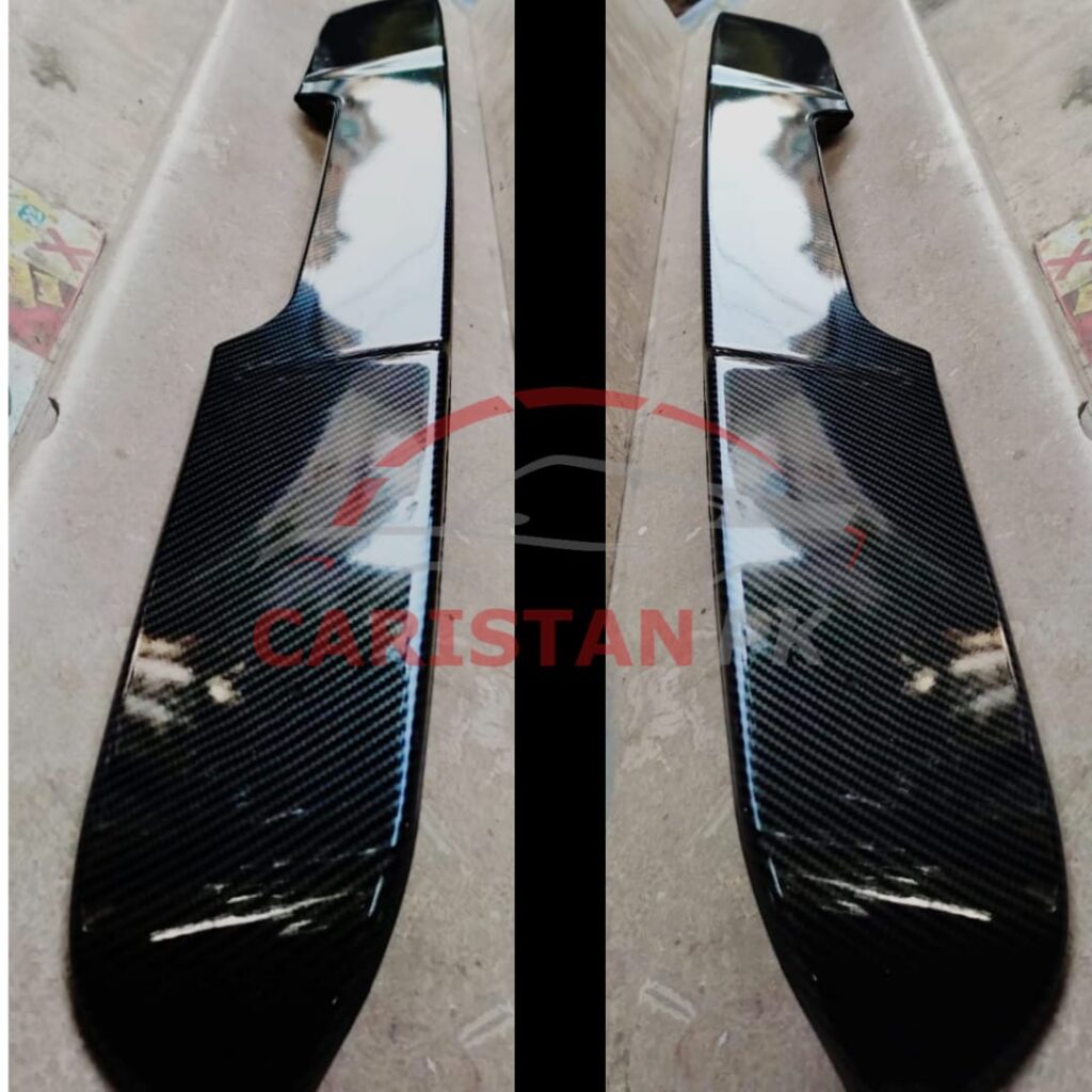 Unpainted Suzuki Alto ABS Plastic Carbon Fiber Spoiler 2017-24 1