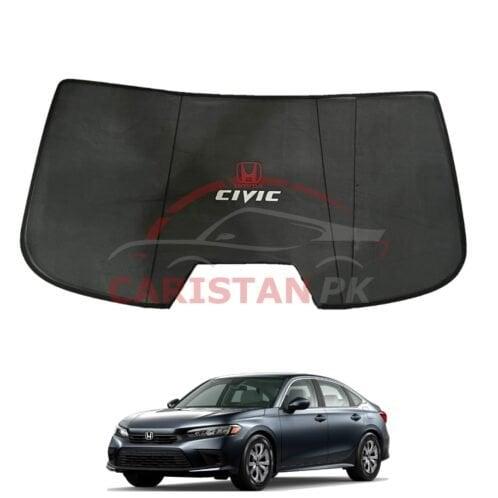 Honda Civic Back Screen Curtain With Logo 2022 Model & Onwards