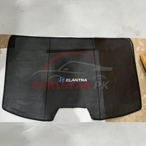 Hyundai Elantra Back Screen Curtain With Logo 1