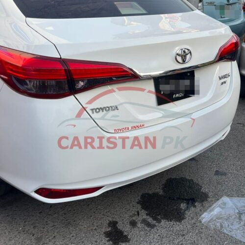 Toyota Yaris Trunk Chrome Garnish 1