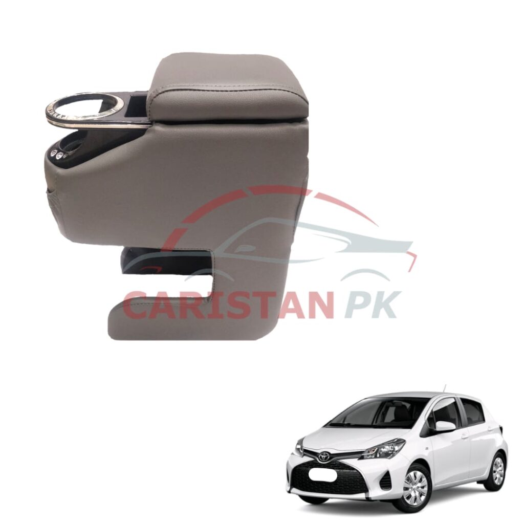 Toyota Vitz Car Armrest Grey 2017-24 Model