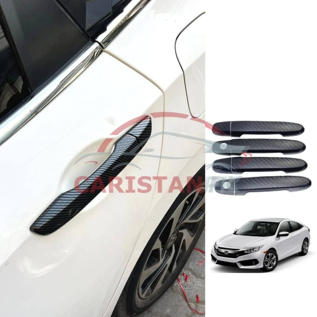 Honda Civic Carbon Fiber Handle Cover 2016-21