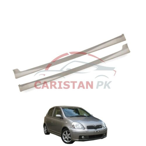 Toyota Vitz Side Skirts Fiber Glass Design A 2000-05 Model 1