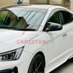 Hyundai Elantra Batman Style Side Mirror Cover Carbon Fiber 4