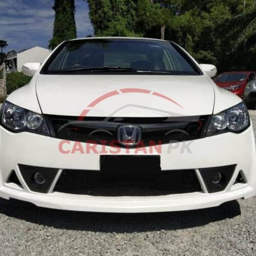 Unpainted Honda Civic Reborn Mugen High-Grade Fiber Glass Body Kit 2 Pc 1