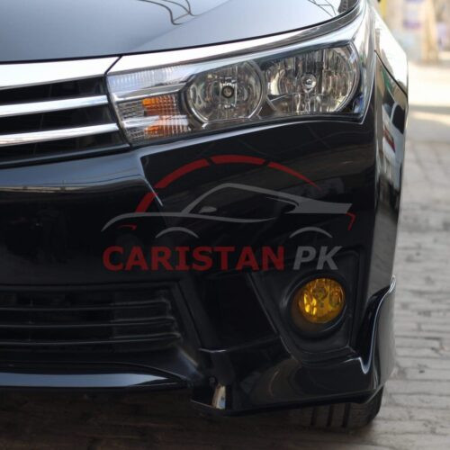 Unpainted Toyota Corolla High-Grade Fiber Glass Body Kit V2 2014-16 3 Pc 1