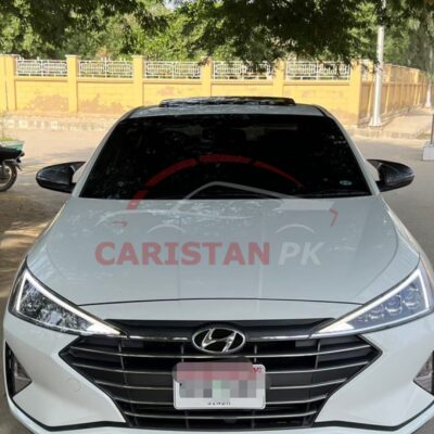 Hyundai Elantra Batman Style Side Mirror Cover Carbon Fiber