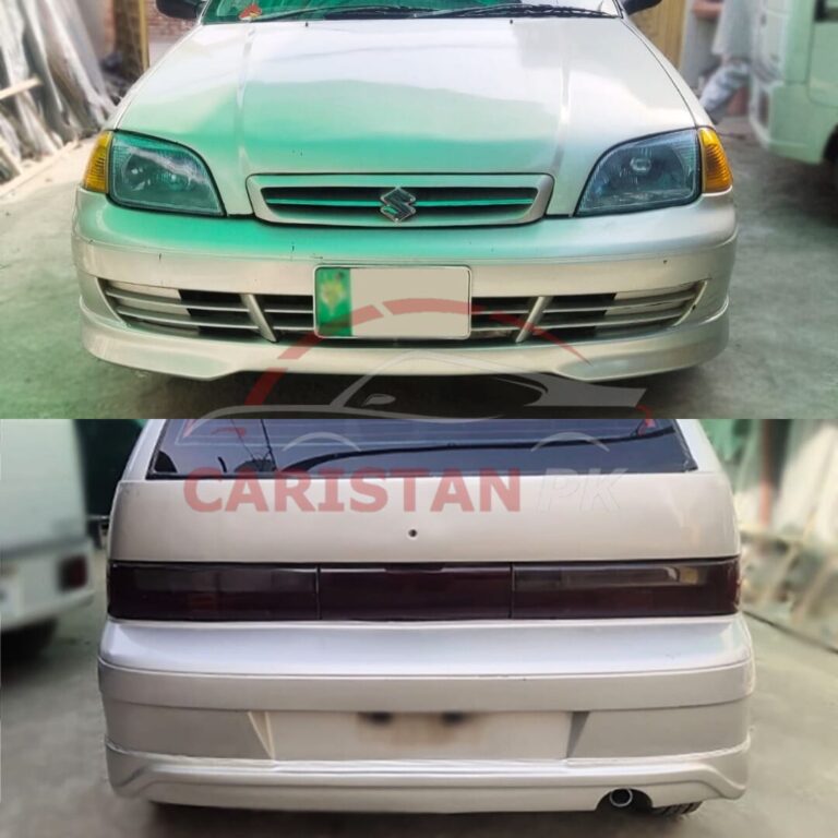Unpainted Suzuki Cultus High-Grade Fiber Glass Body Kit 2002-16 2Pc 5