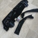 Honda Civic X Rear Bumper Diffuser With Square Light 2016-21 1