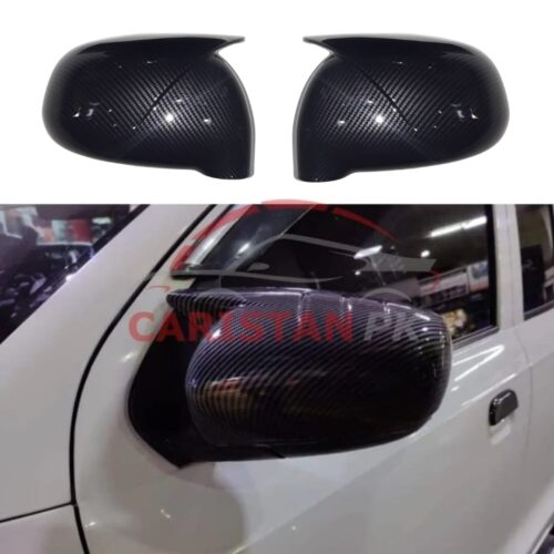 Suzuki Alto VXL Batman Style Side Mirror Cover Carbon Fiber
