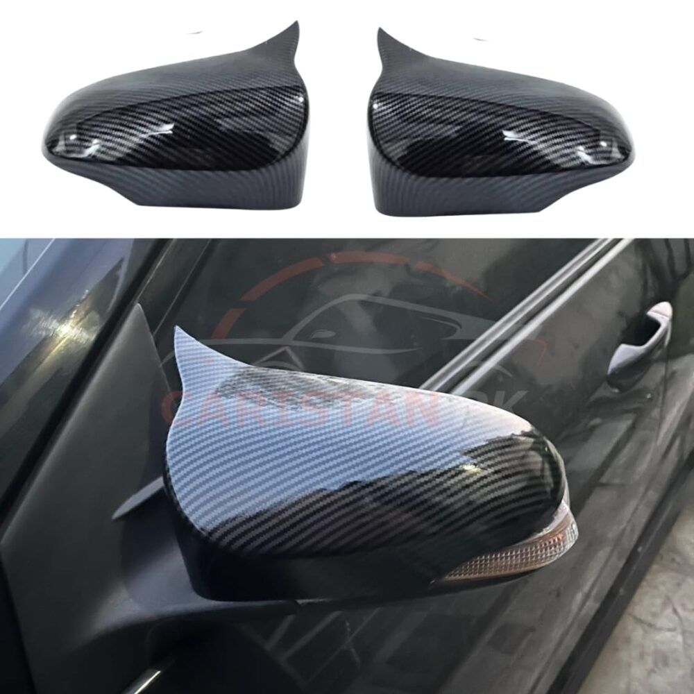 Toyota Corolla Batman Style Carbon Fiber Side Mirror Cover 2014-26
