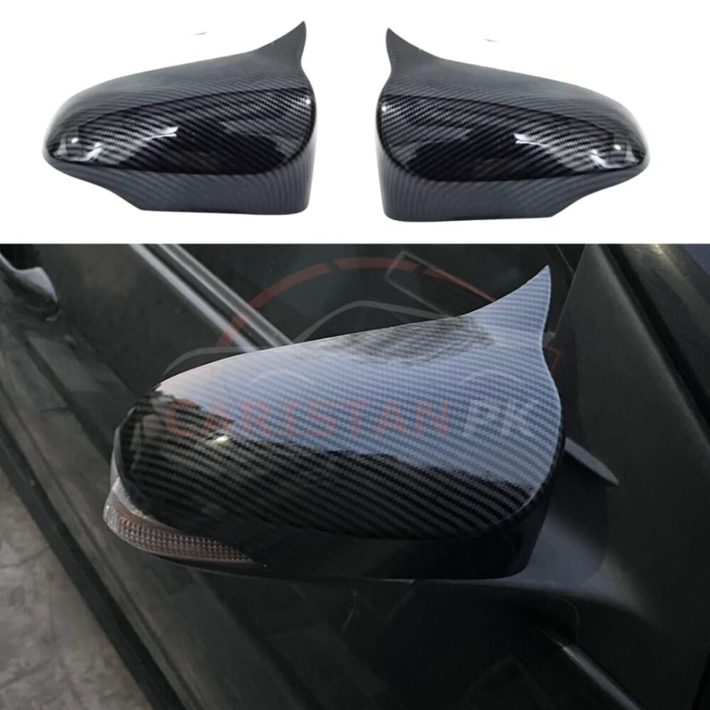 Toyota Premio Batman Style Carbon Fiber Side Mirror Cover 2016-20