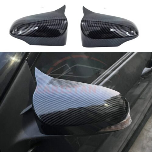 Toyota Vitz Batman Style Carbon Fiber Side Mirror Cover 2011-23