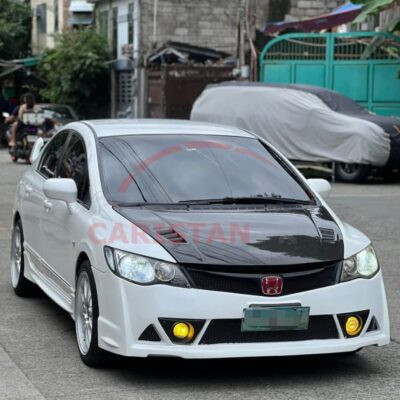 Unpainted Honda Civic Reborn Mugen High-Grade Fiber Glass Body Kit 4 Pc 4
