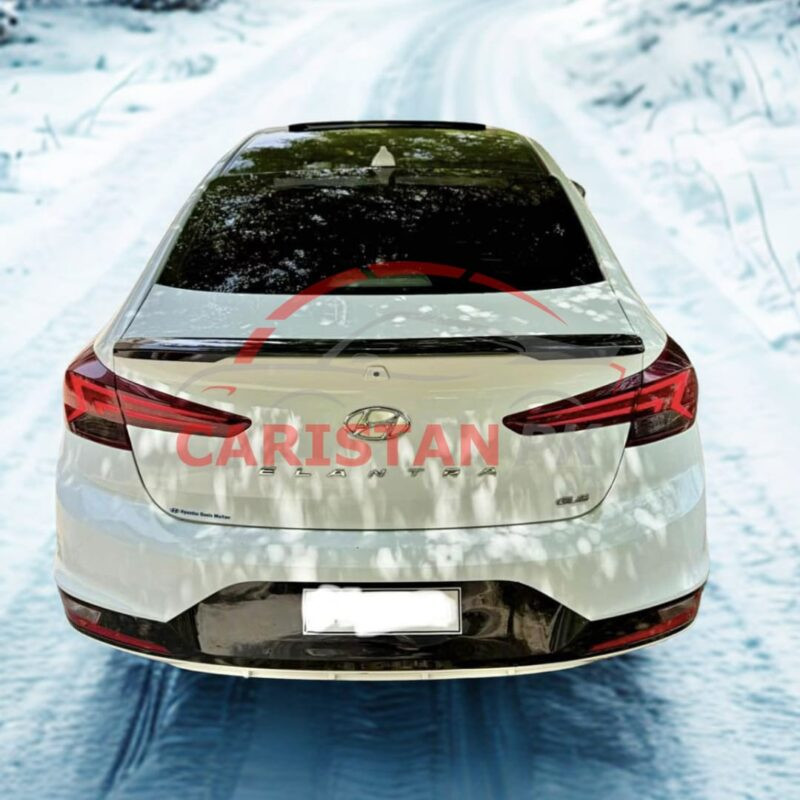 Unpainted Hyundai Elantra Trunk Spoiler Design A 4