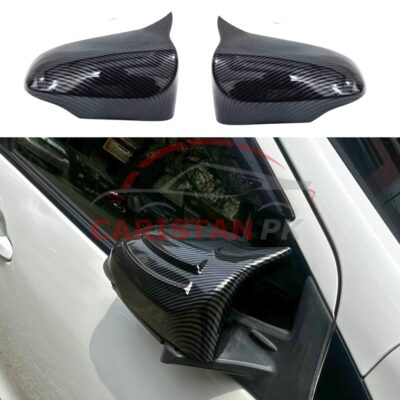 Toyota Passo Batman Style Carbon Fiber Side Mirror Cover 2017-23