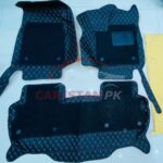 Haval H6 9D Floor Mats Black With Beige Stitch 1