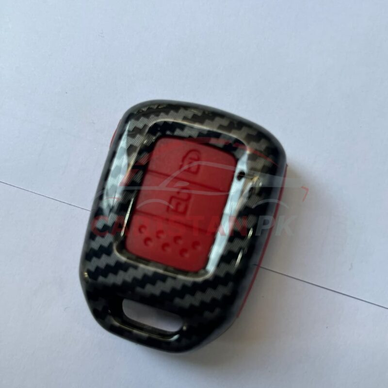 Honda BRV Key Shell Key Case Carbon Fiber Red Button 1