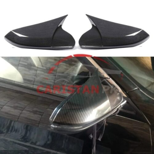 Honda Civic Batman Style Carbon Fiber Side Mirror Cover 2016-21