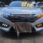 Honda Civic Bugatti Chiron Style LED Headlamp 2016-21