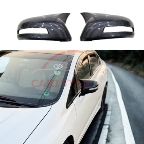 Honda Civic Rebirth Batman Style Side Mirror Cover Carbon Fiber