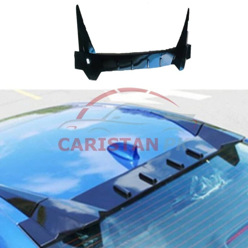 Honda Civic Roof Spoiler ABS Plastic Matte Black 2017-21 Model Honda Civic Roof Spoiler ABS Plastic Matte Black 2017-21 Model