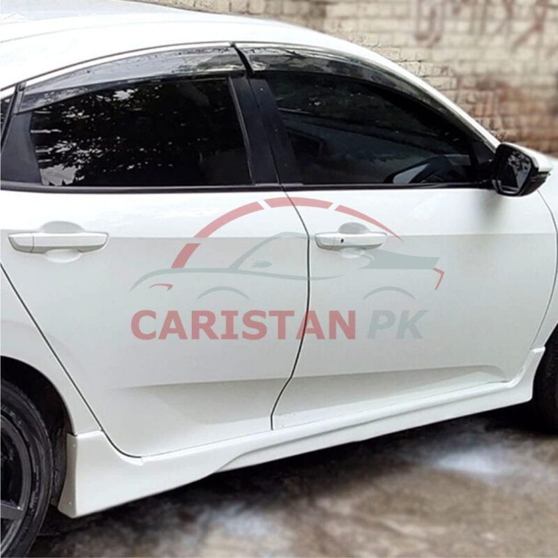 Honda Civic Side Skirts Fiber Glass 2016-21 Model Honda Civic Side Skirts Fiber Glass 2016-21 Model