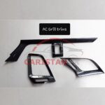 Honda Civic X AC Vents Carbon Fiber Trim 2016-21 2