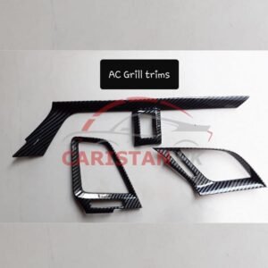 Honda Civic X AC Vents Carbon Fiber Trim 2016-21 2