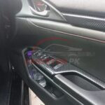 Honda Civic X Carbon Fiber Door Panel Trims 2016-21 Honda Civic X Carbon Fiber Door Panel Trims 2016-21