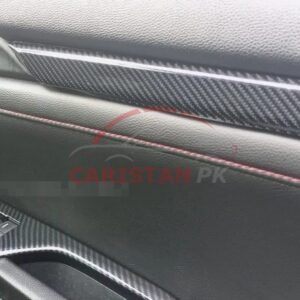 Honda Civic X Carbon Fiber Door Panel Upper Trims 2016-21