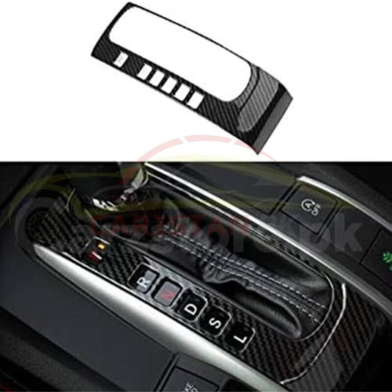 Honda Civic X Gear Panel Carbon Fiber Trim 2016-21 3