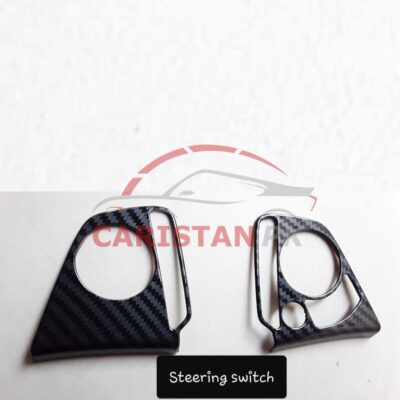 Honda Civic X Multimedia Steering Controls Carbon Fiber Trim 2016-21 1