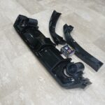 Honda Civic X Rear Bumper Diffuser With Square Light 2016-21 4