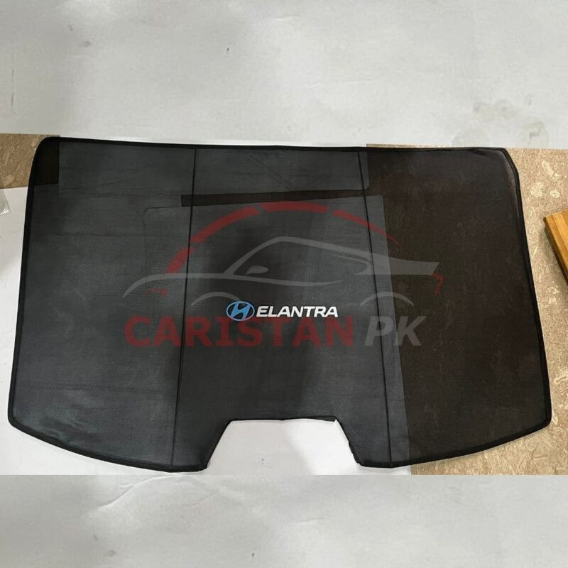 Hyundai Elantra Back Screen Curtain With Logo 1