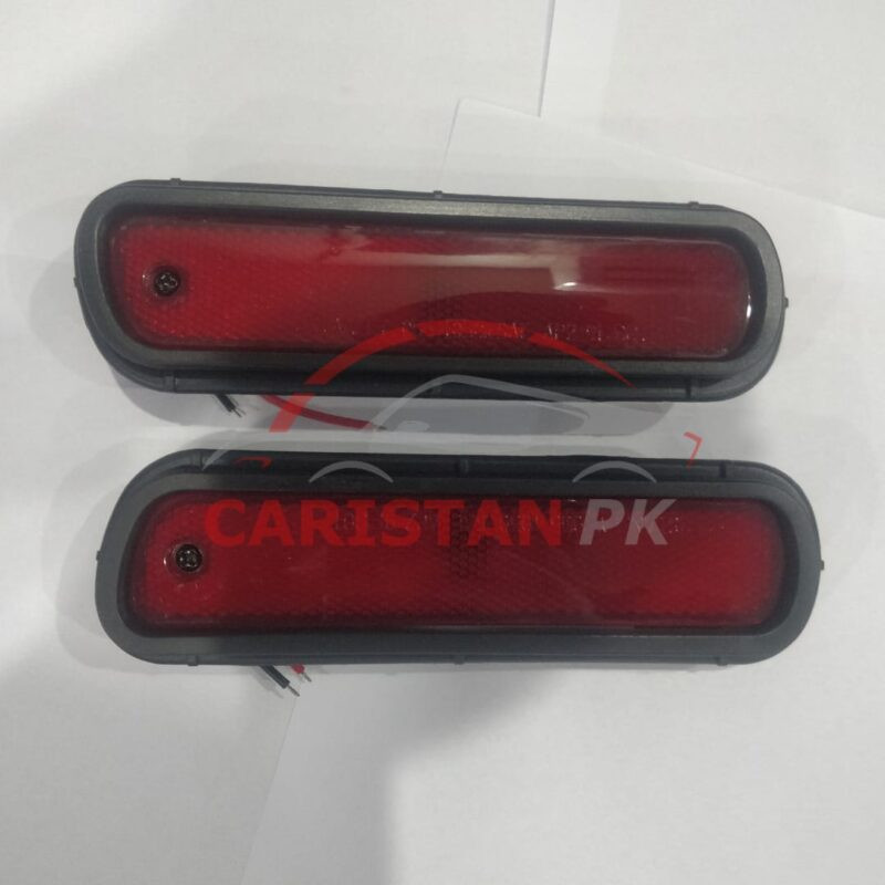 JDM Style Bumper Reflector Rear Marker Lamps Red Color 1