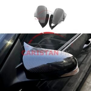 Toyota Corolla Axio Batman Style Carbon Fiber Side Mirror Cover 2014-25