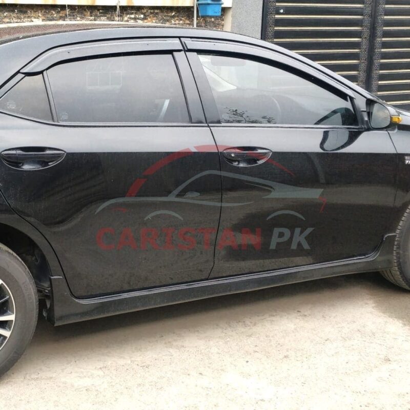 Toyota Corolla Grande Side Skirts Pakistan Make ABS Plastic Toyota Corolla Grande Side Skirts Pakistan Make ABS Plastic