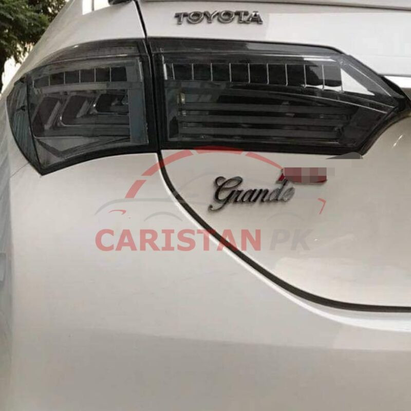 Toyota Corolla Rear Lamp S Class Style Smoke 2014-26