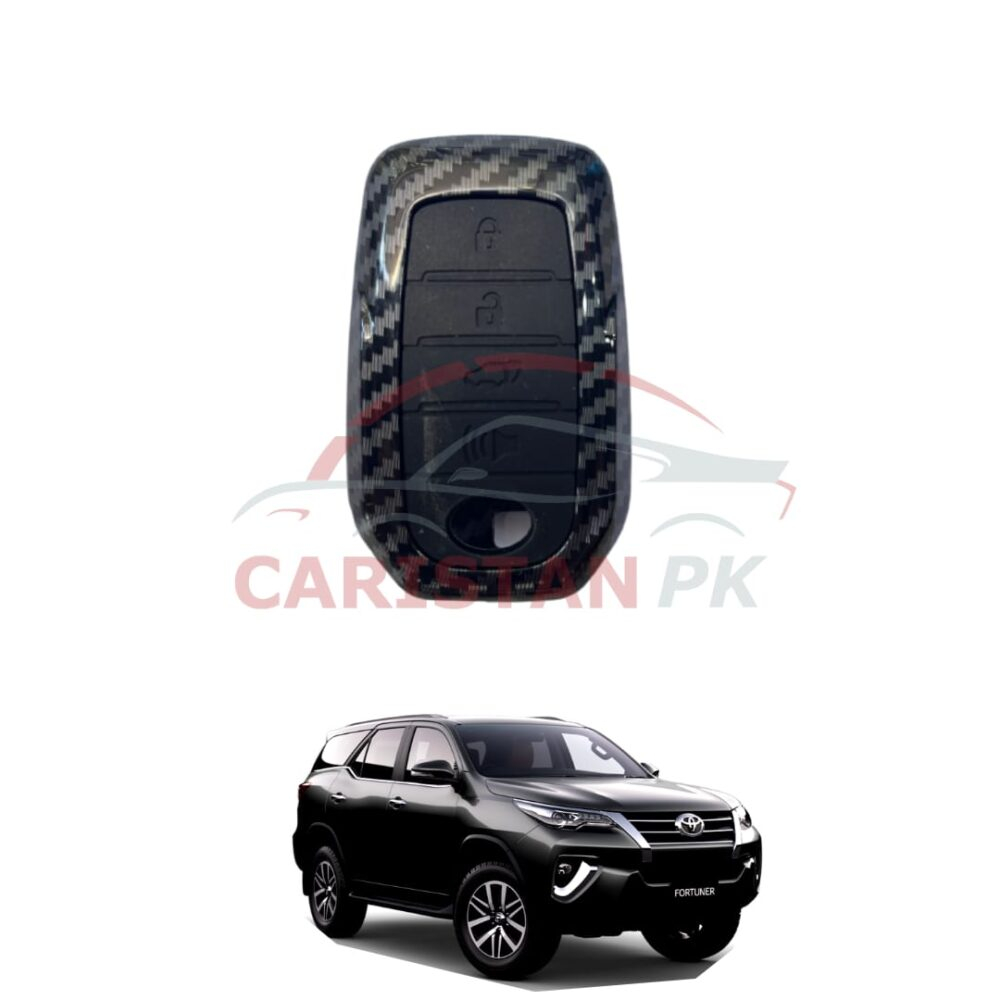 Toyota Fortuner Key Shell Key Case Carbon Fiber 2016-25