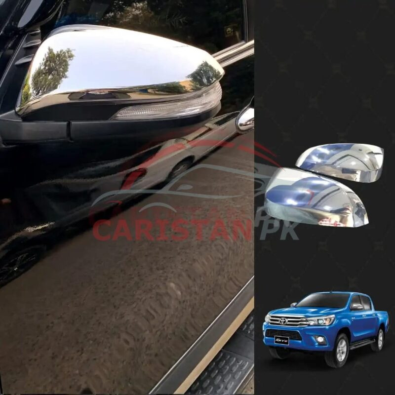 Toyota Hilux Revo Rocco Chrome Side Mirror Cover Toyota Hilux Revo Rocco Chrome Side Mirror Cover